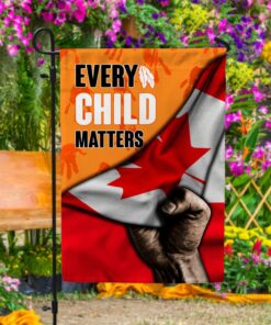 Orange Day Every Child Matters House Garden Flag