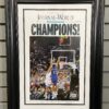 2022 Kansas Jayhawks National Champion NCAA Champ Canvas Poster