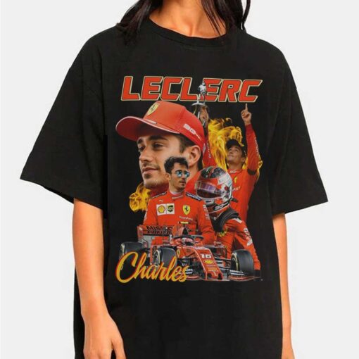 90s Vintage Charles Leclerc Scuderia Ferrari Shirt
