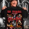 ACDC 50 Years Anniversary 1973 2023 Thank You For The Memories Shirt