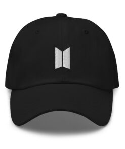 BTS Logo Army Korean Finger Heart Baseball Cap Dad Hat