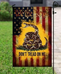 Cobra We The People Don’t Treat On Me American Garden Flag