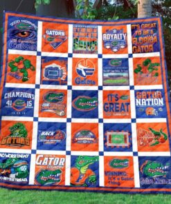 Florida Gators Baseball Quilt Blanket