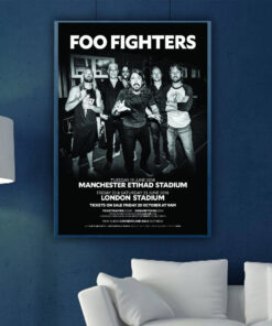 Foo Fighters London Stadium 2018 Decor No Framed Poster