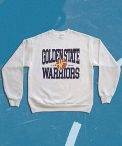 Golden State Warriors Heavy Blend Retro Crewneck Sweatshirt
