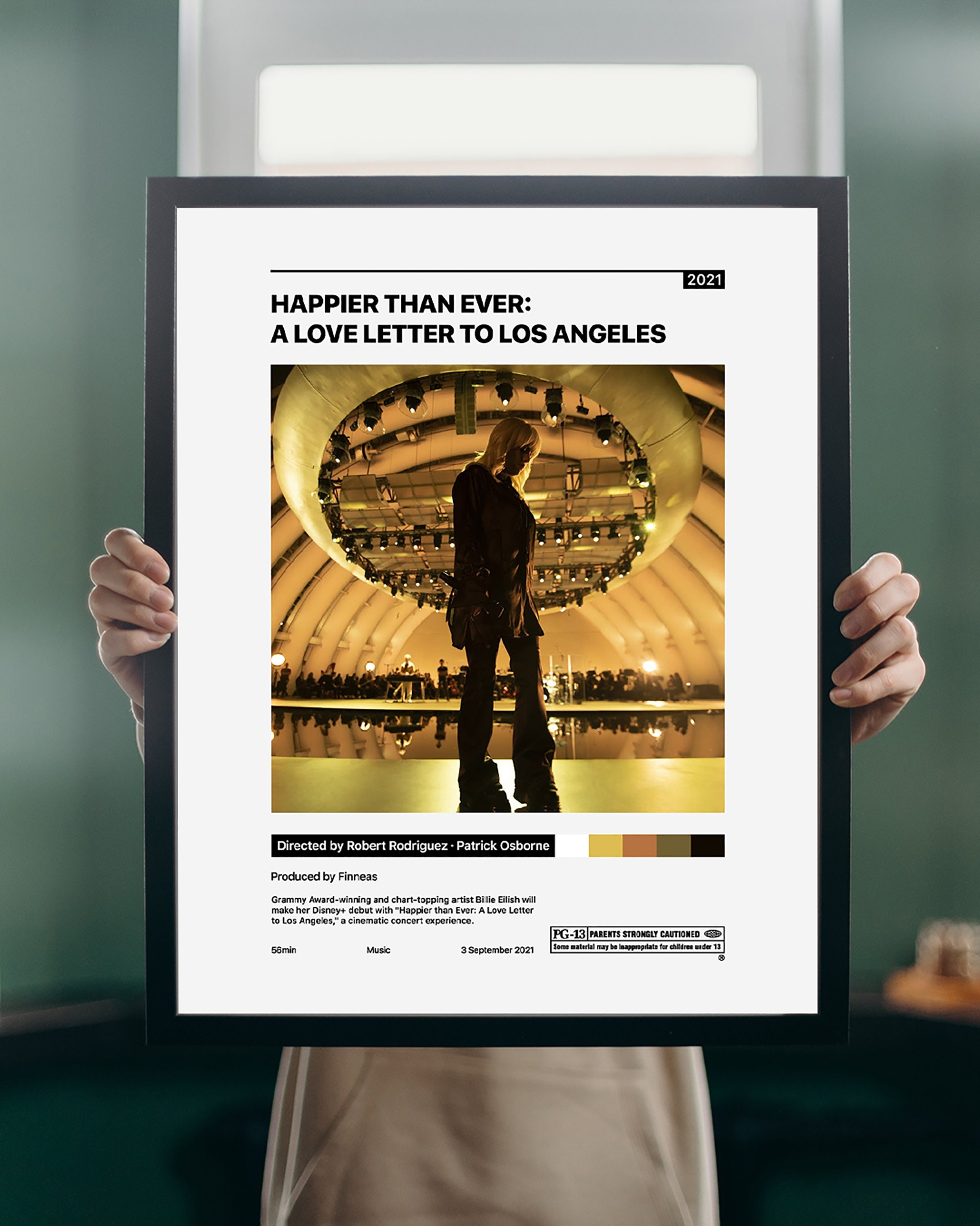 Happier Than Ever A Love Letter To Los Angeles No Framed Poster