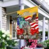 Happy Independence Day 4th Of July America Veteran Decorative Flag
