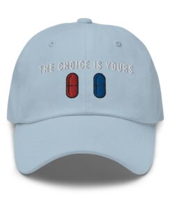 The Matrix Baseball Cap Red Pill Blue Choice Is Yours Father’s Day Hat