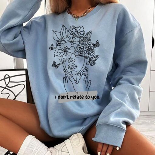 I Don’t Relate To You Billie Inspired Happier Than Ever Sweatshirt