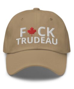 Fuck Trudeau Freedom Convoy 2022 Fringe Minority Canadian Embroidered Hat
