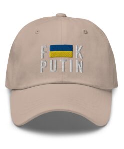 Fuck Putin Ukraine Flag Ukraine Free Baseball Cap Father's Day Hat