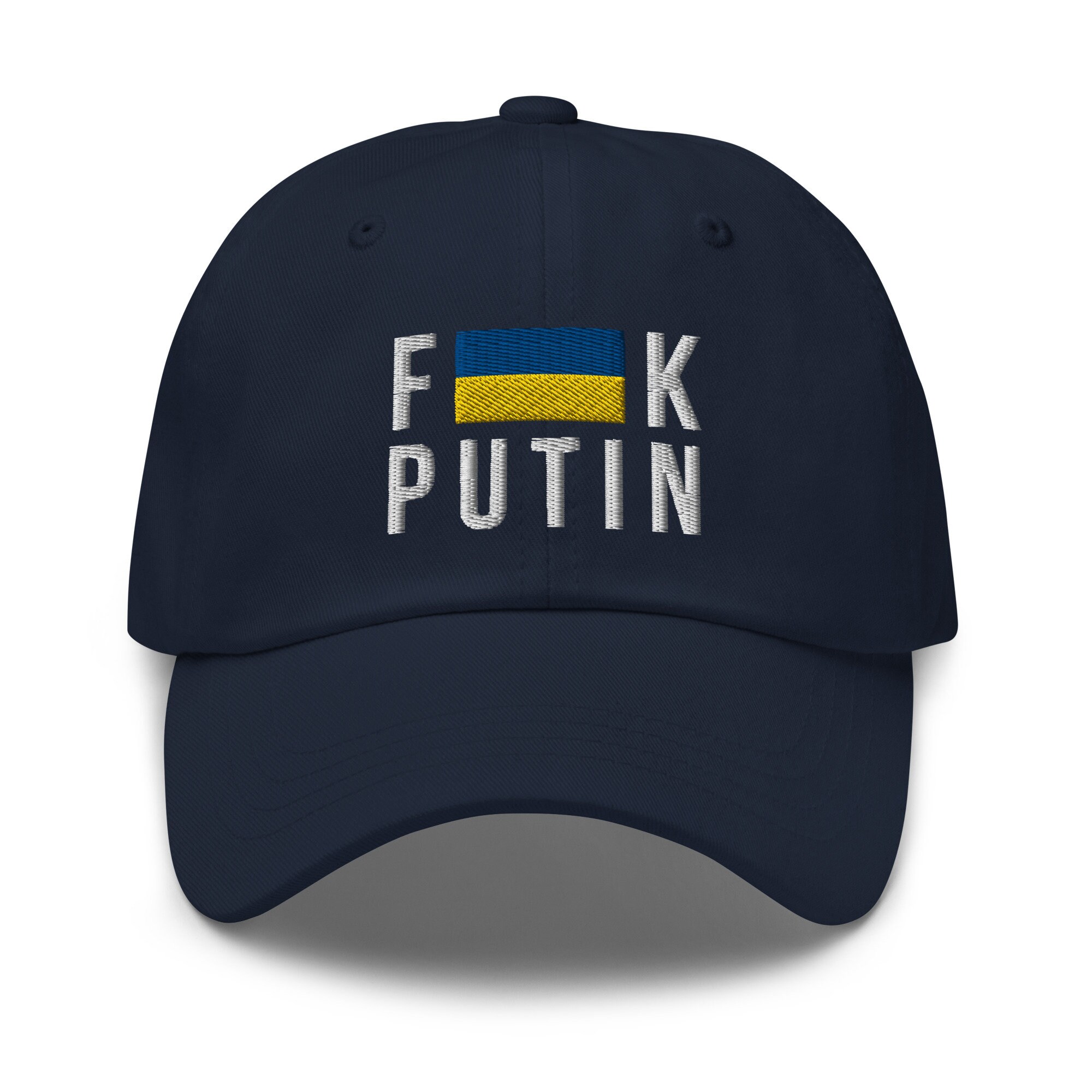 Fuck Putin Ukraine Flag Free Baseball Cap Father's Day Hat