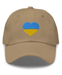 Ukraine Flag Ukraine Heart Pray For Peace Baseball Cap Father's Day Hat