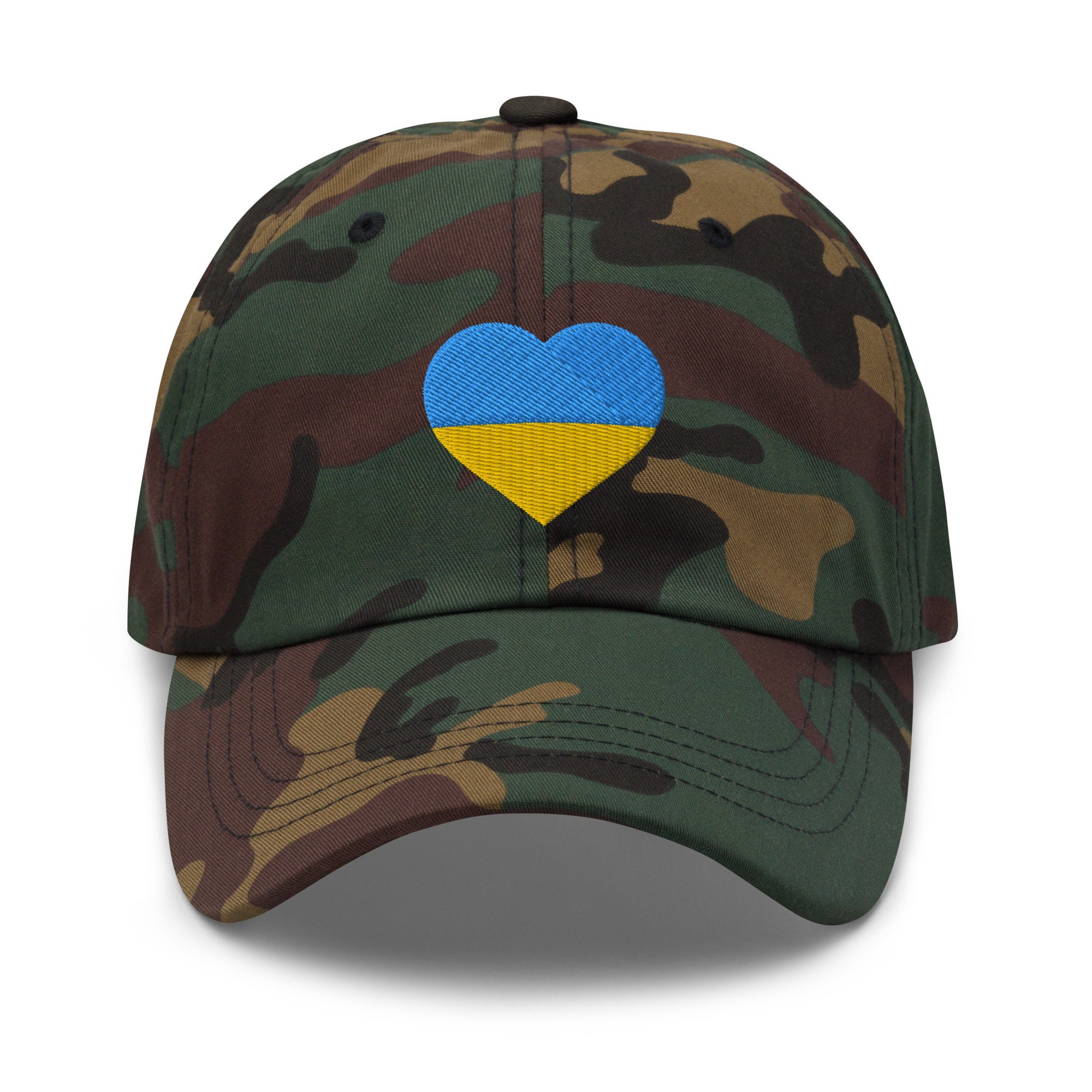 Ukraine Flag Heart Pray For Peace Baseball Cap Father's Day Hat