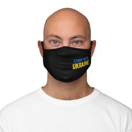 I Stand With Ukraine Ukrainian Flag Face Mask
