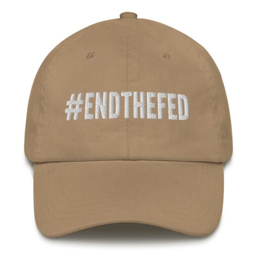 End The Fed Stop Anti Government Embroidered Hat