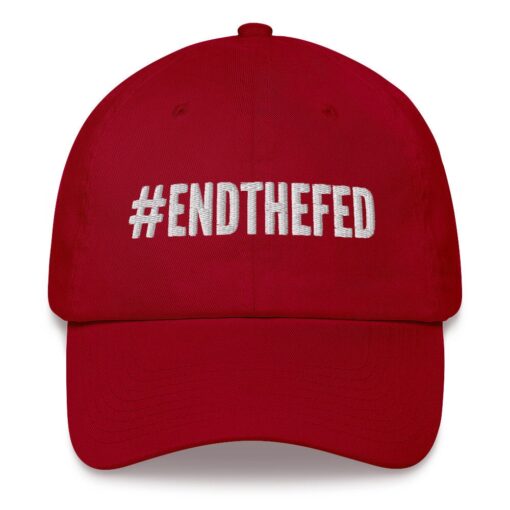 End The Fed Stop Anti Government Embroidered Hat