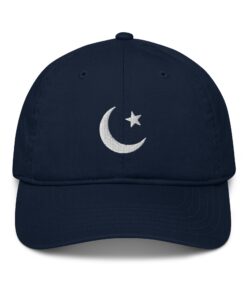 Pakistan Crescent Moon and Star Father's Day Embroidered Hat
