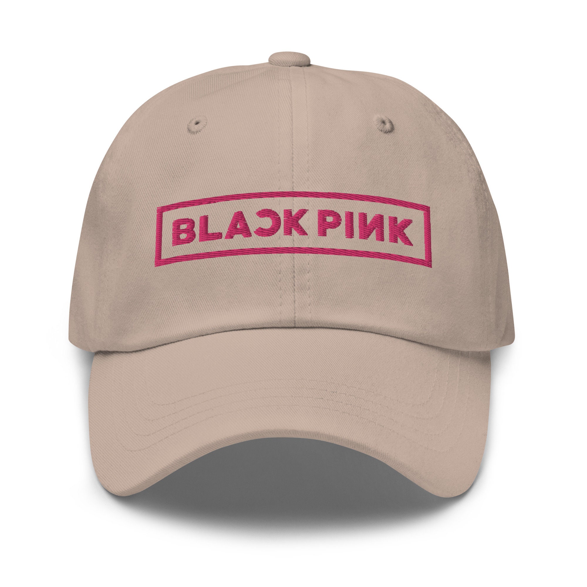 Blackpink Logo Hat Pink Baseball Cap Mother's Day Birthday