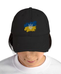 Support Ukraine Protest War In Ukraine Baseball Cap Father's Day Embroidered Hat