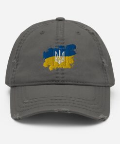 Support Ukraine Protest War In Ukraine Baseball Cap Father's Day Embroidered Hat