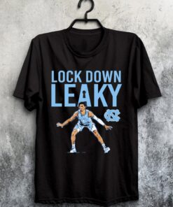 Lock Down Leaky UNC Basketball Final Tour Caleb Love Sweatshirt Hoodie