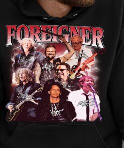 Foreigner Rock Band Vintage Style T Shirt Sweatshirt