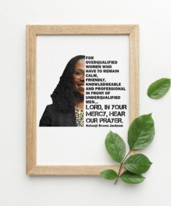 Judge Ketanji Brown Jackson Black Women Are Supreme Court Poster