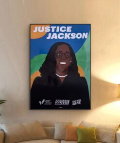 Justice Ketanji Brown Jackson Poster Black Women History Month Wall Art