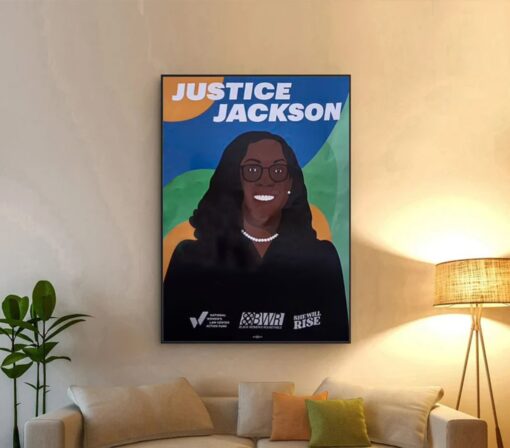 Justice Ketanji Brown Jackson Poster Black Women History Month Wall Art