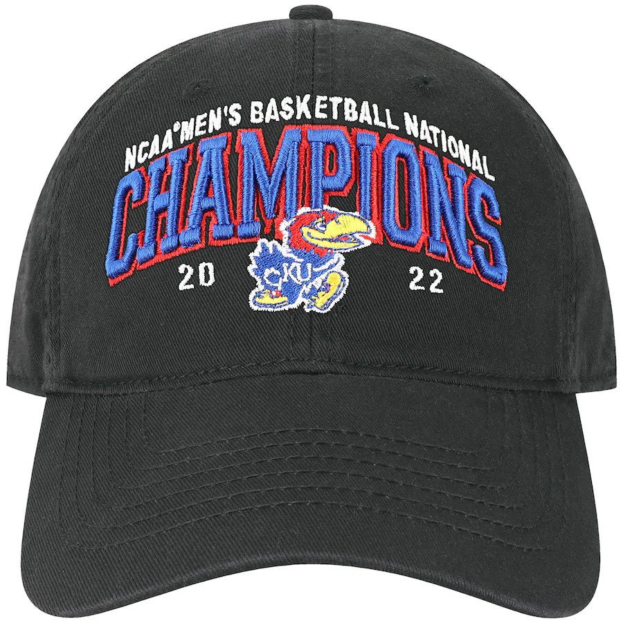 KU 2022 March Madness Kansas Jayhawks Champions Embroidered Hat