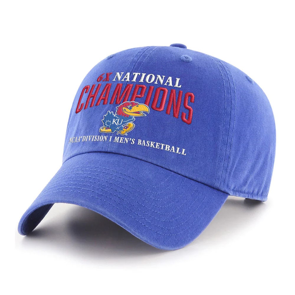 KU Champions NCAA Division March Madness Kansas Jayhawks Embroidered Hat