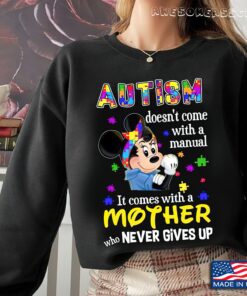 Mickey Mouse Autism Awareness Puzzle Piece Mother’s Day T Shirt