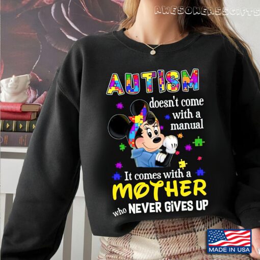 Mickey Mouse Autism Awareness Puzzle Piece Mother’s Day T Shirt
