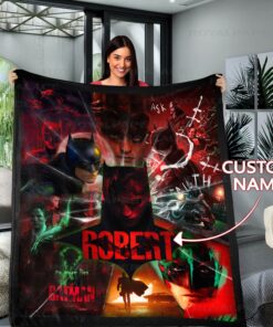 Personalized Batman 2022 Super Hero Quilt Blanket