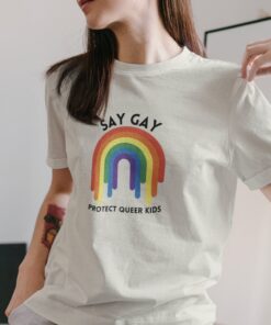 Protect Queer Kids Florida Don’t Say Gay Bill LGBTQ Teacher Shirt