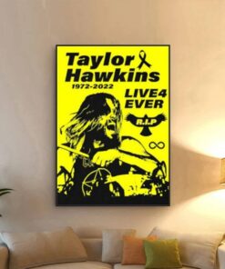 Taylor Hawkins Thank You For The Memories No Framed Poster
