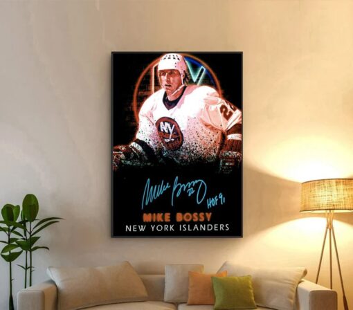 Thank You Mike Bossy New York Islanders Signature Poster