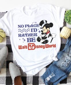 Vintage No Place I'D Rather Be Vintage Walt Disney World Shirt