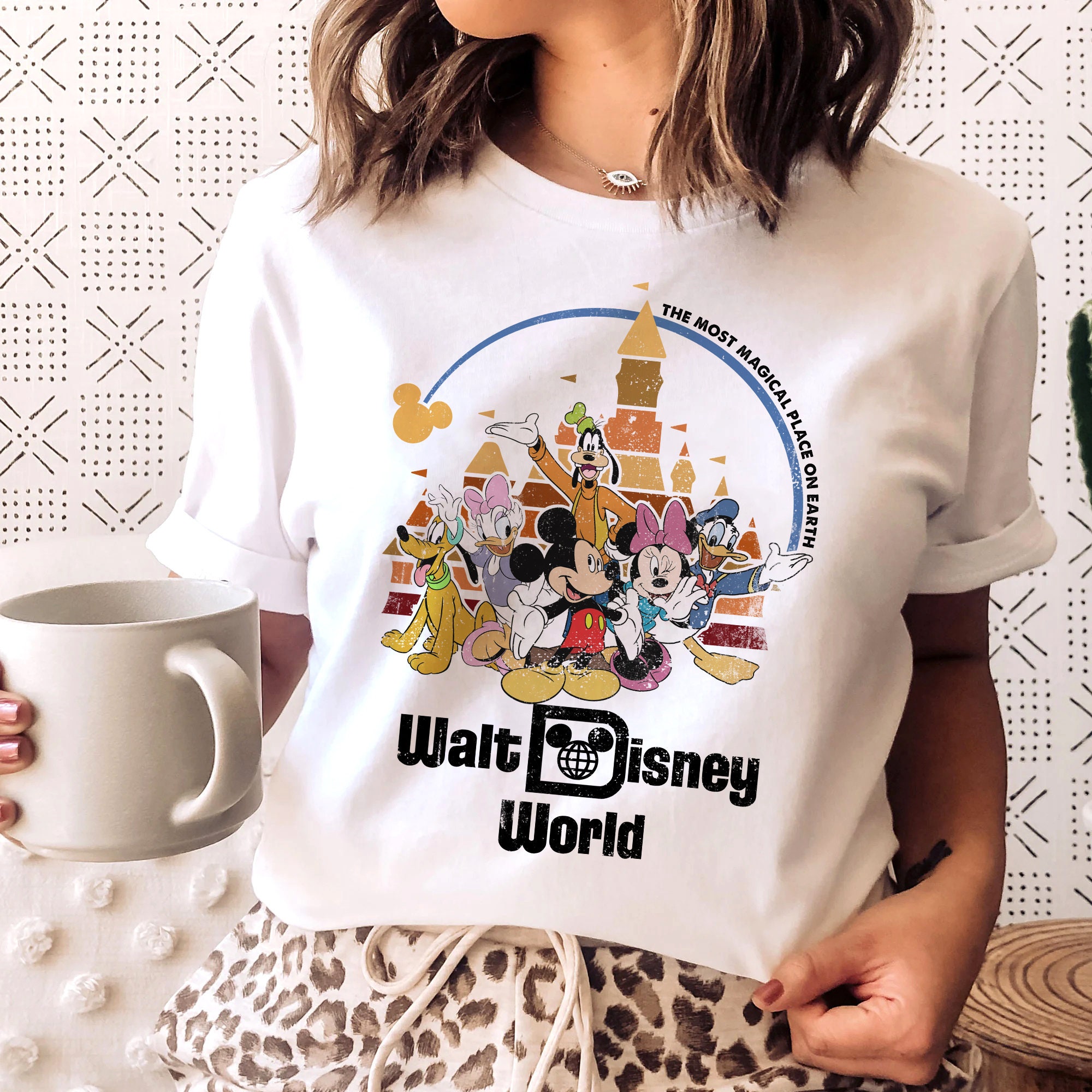 Vintage Walt Disney World The Most Magical Place On Earth Shirt – Teeholly